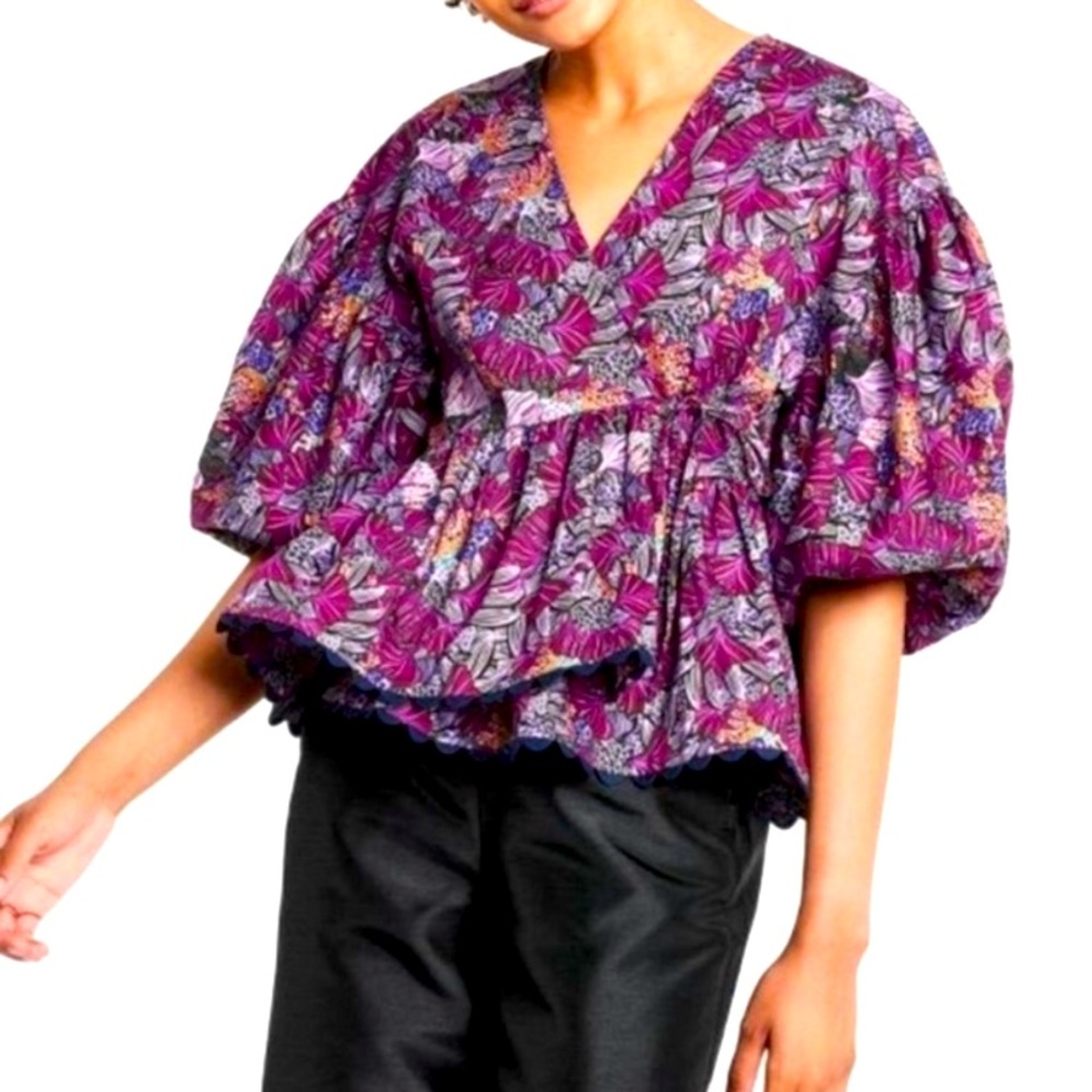 Kika Vargas x Target Top sz S‎ wrap Top